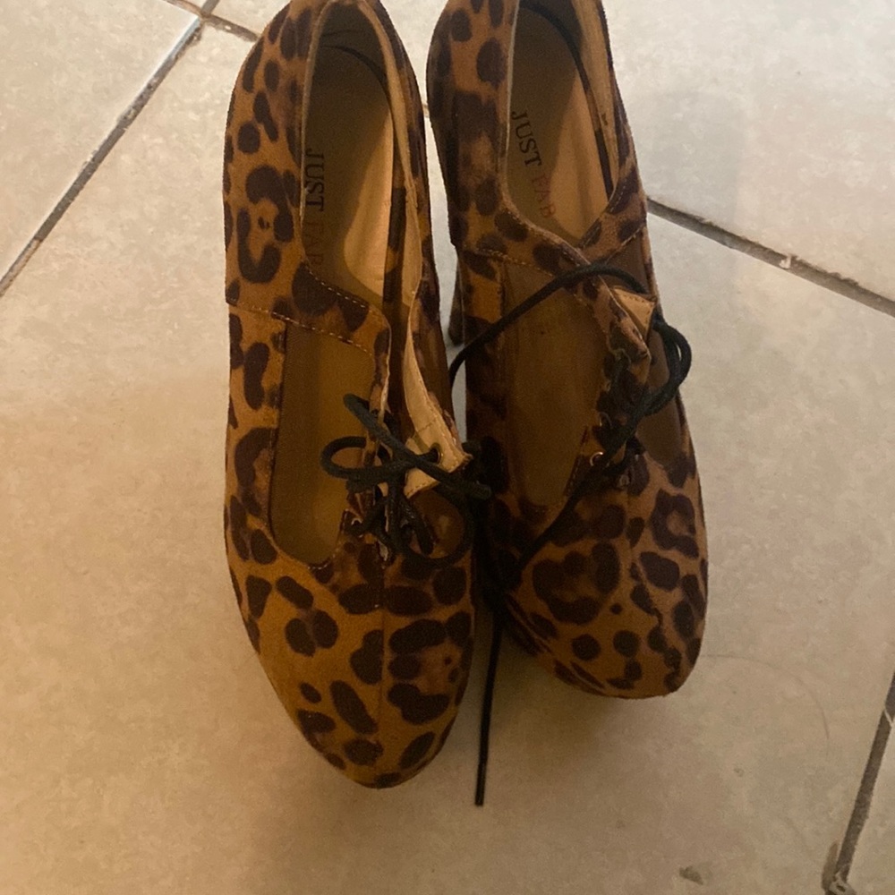 High heel shoes.